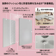 画像をギャラリービューアに読み込む, 200㎝×130㎝ 特大ヨガマット ミストグレー