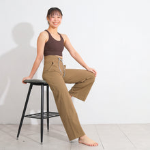 画像をギャラリービューアに読み込む, ワイドパンツ ハニーブラウン