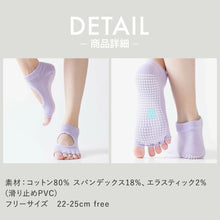 画像をギャラリービューアに読み込む, ヨガソックス4色セット