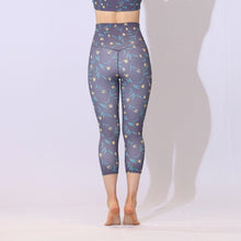 画像をギャラリービューアに読み込む, ボタニカルパーティレギンス 7分丈 【黄色チューリップ】
