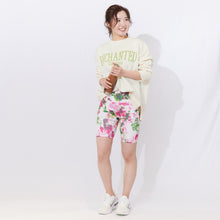 画像をギャラリービューアに読み込む, ボタニカルパーティ5分丈レギンス 【オシロイバナ】
